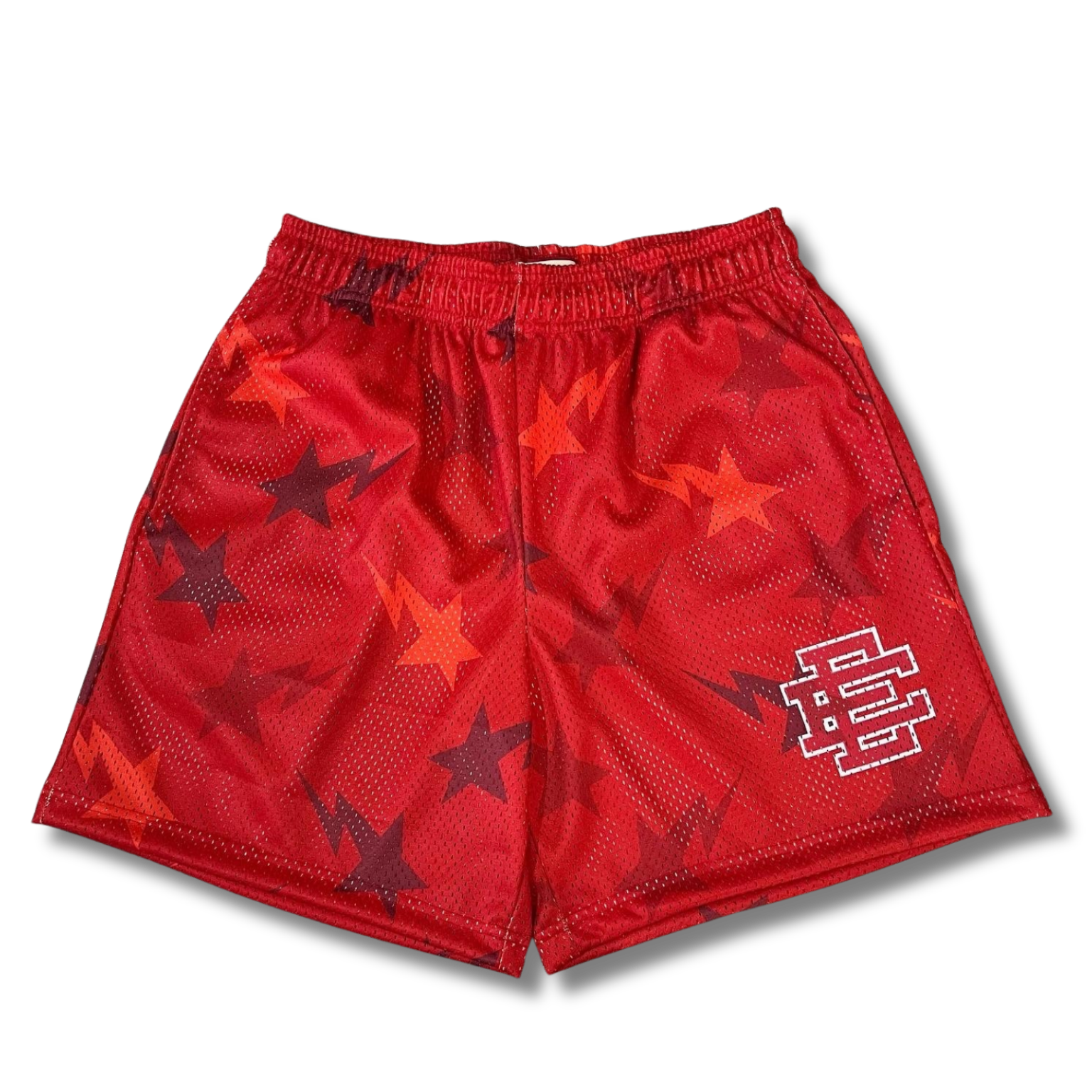 Eric E shorts x Bape Stars red