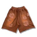 D Tears Shorts brown