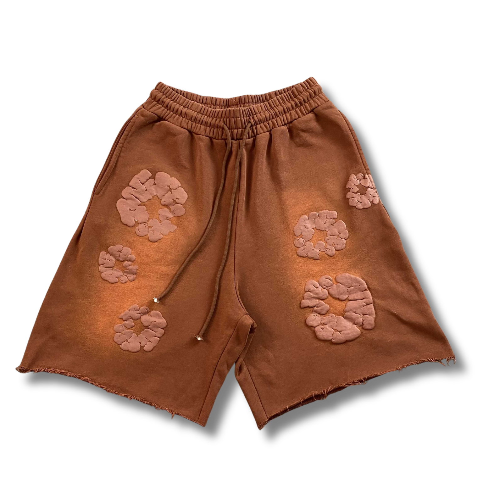 D Tears Shorts brown