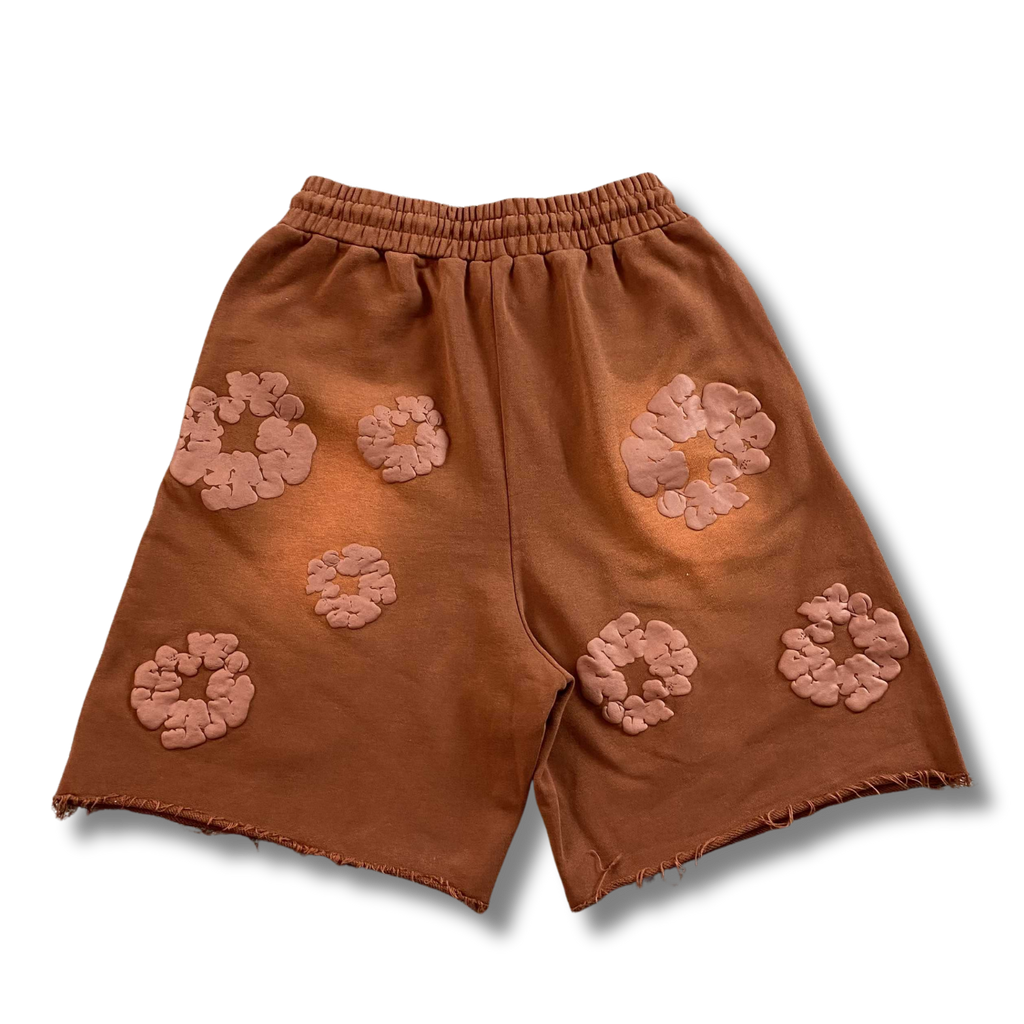 D Tears Shorts brown