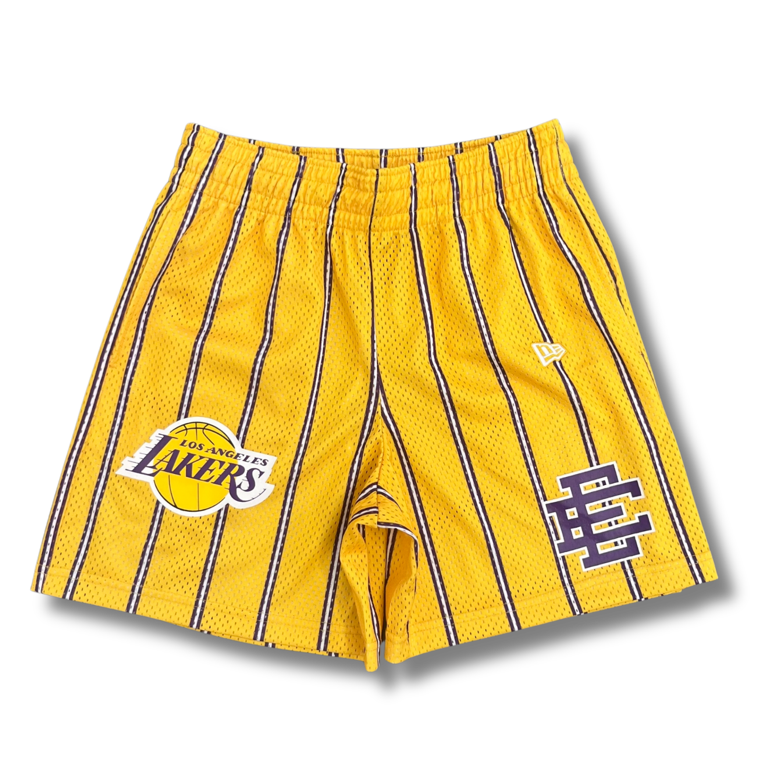 Eric E shorts Lakers yellow