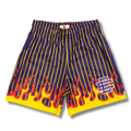 Eric E shorts flames navy