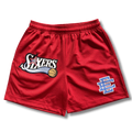 Eric E shorts Sixers red