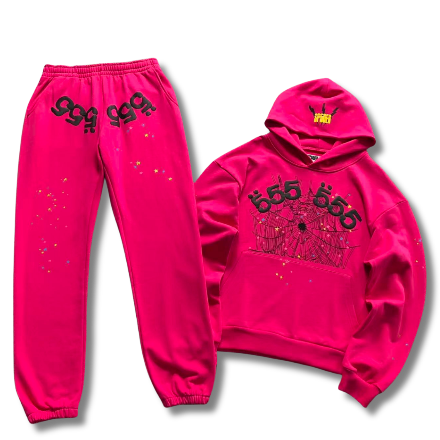 Spider Tracksuit hot pink