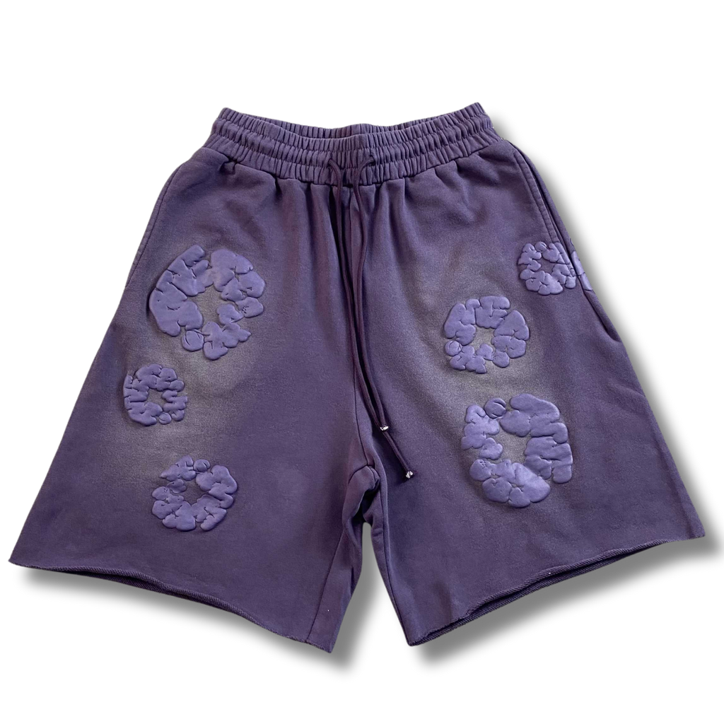D Tears Shorts purple