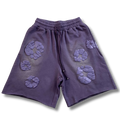 D Tears Shorts purple