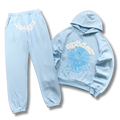 Spider Tracksuit light blue