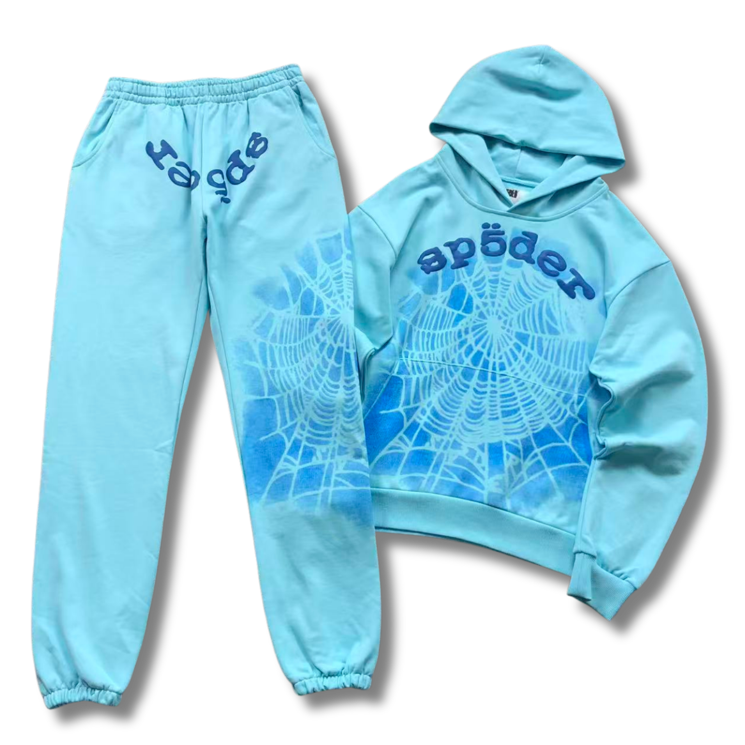 Spider Tracksuit neon blue