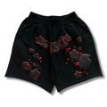 Spider Shorts black w red