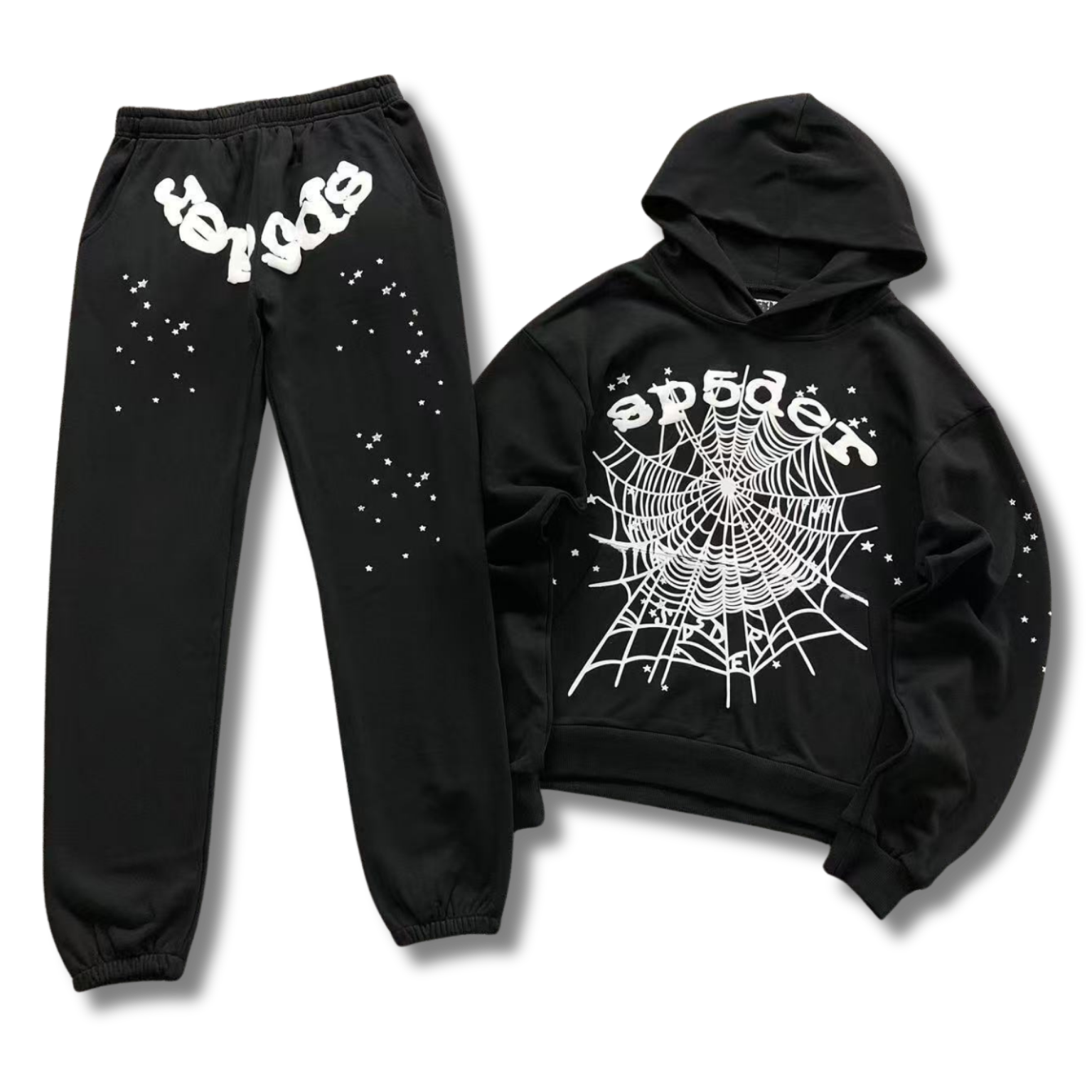 Spider Tracksuit black w white