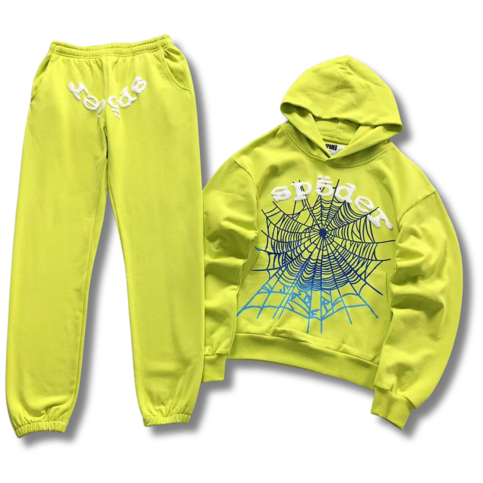 Spider Tracksuit bright yellow