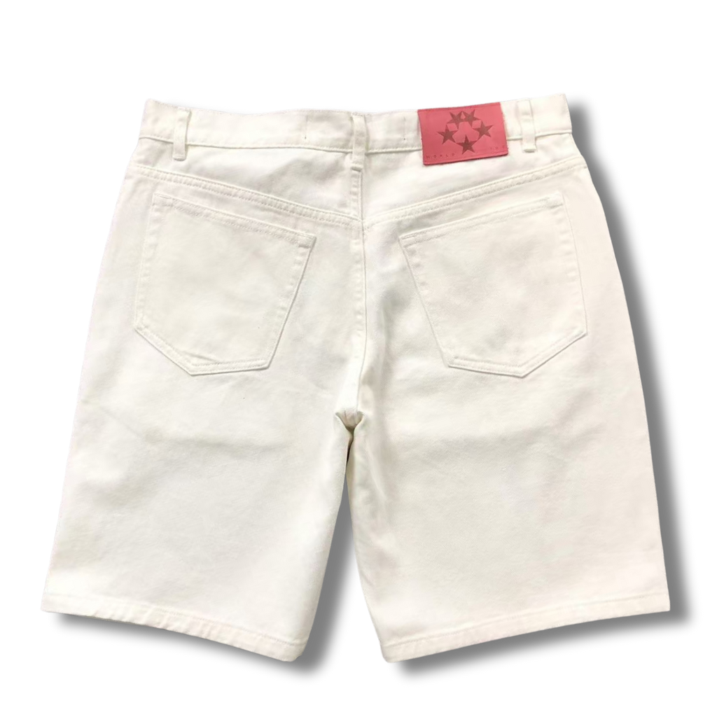 Spider Shorts denim white