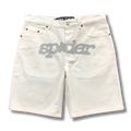 Spider Shorts denim white