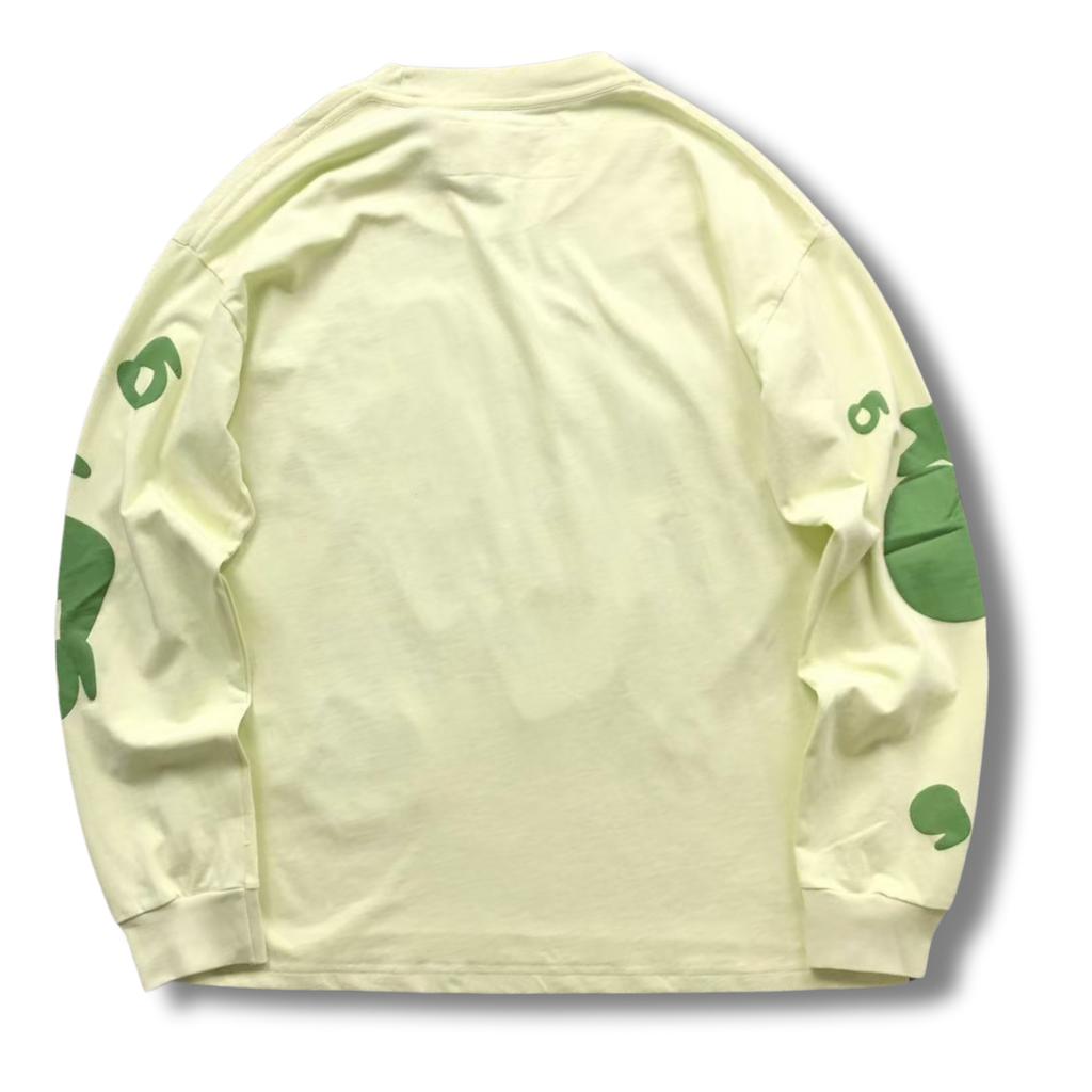 Spider Sweater cream w green