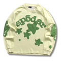 Spider Sweater cream w green