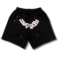 Spider Shorts black w white
