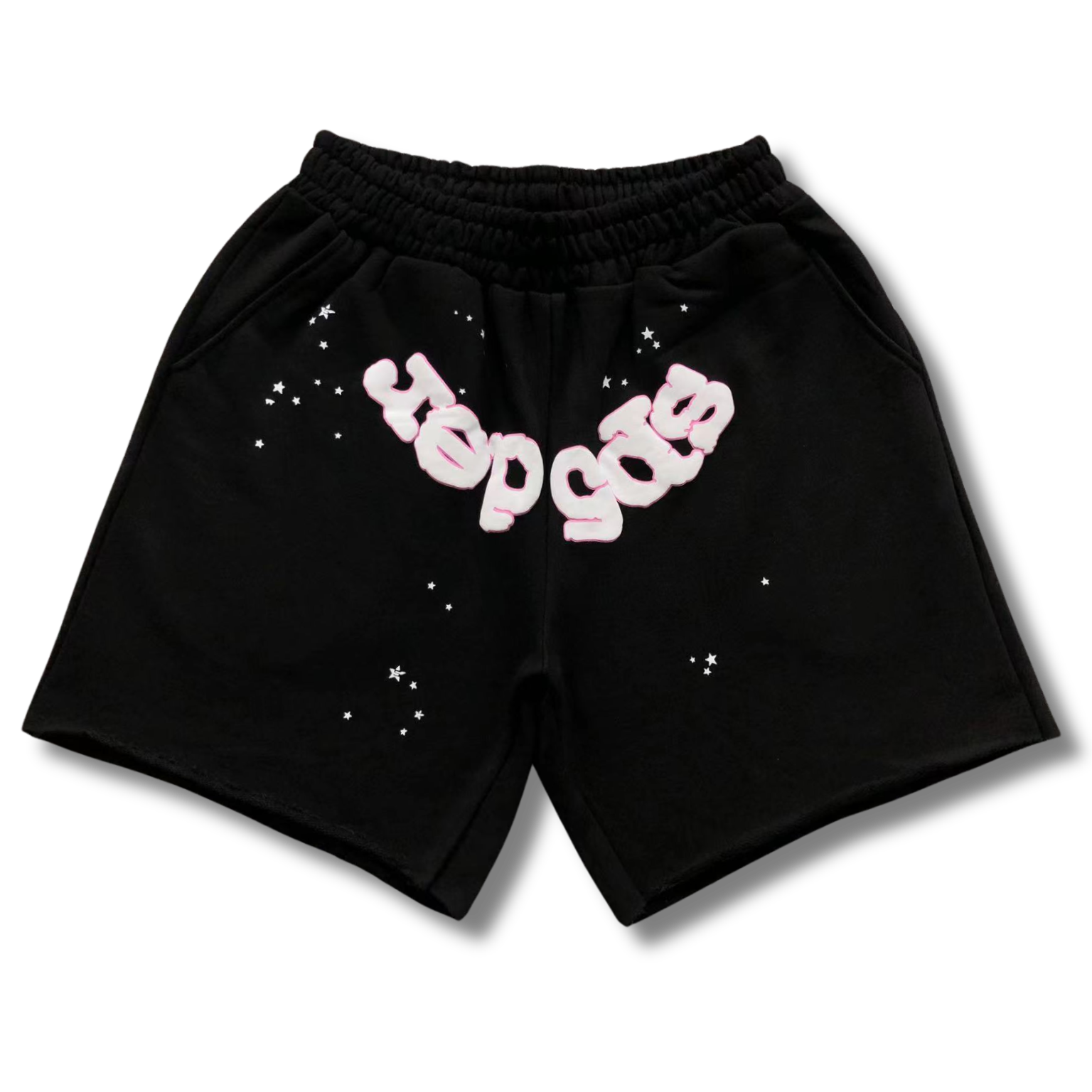 Spider Shorts black w white