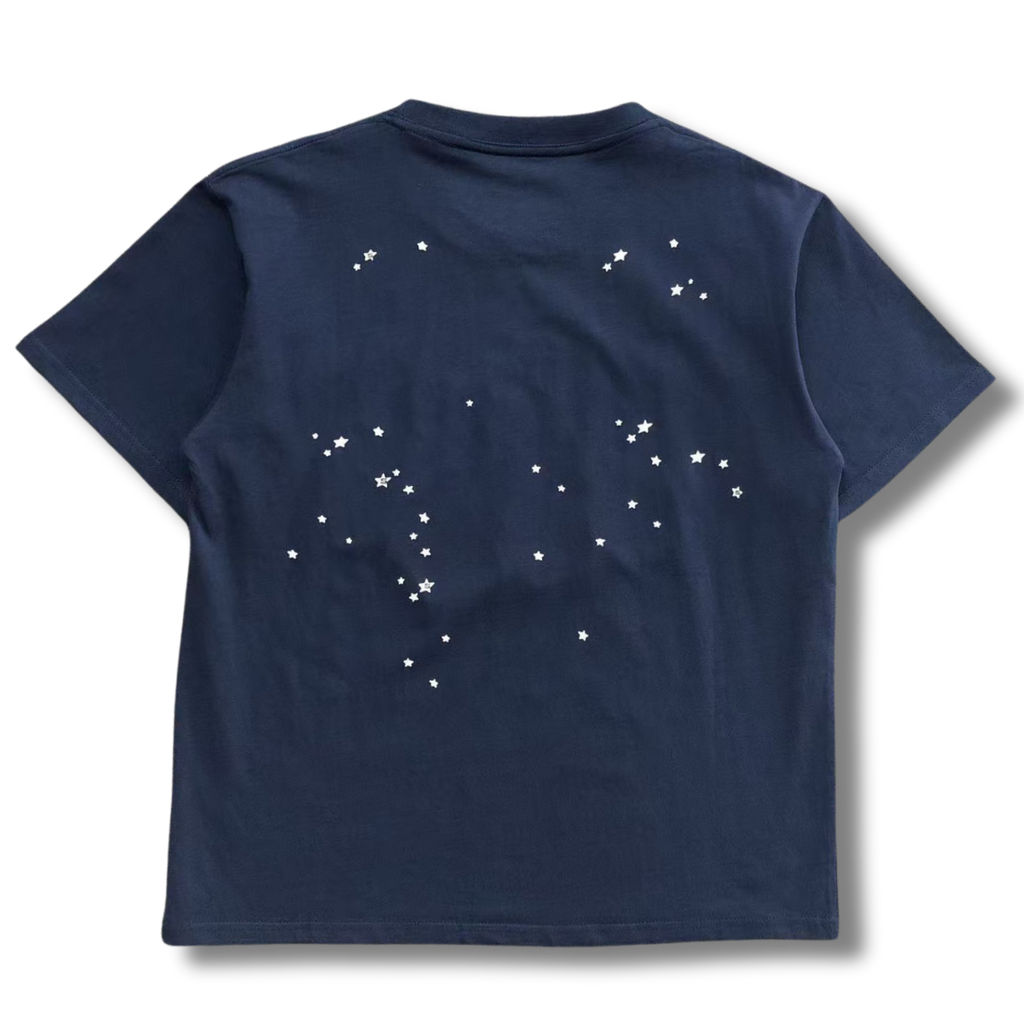 Spider T-Shirt navy w pink atlanta