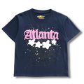 Spider T-Shirt navy w pink atlanta