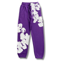 D Tears Pants purple w white