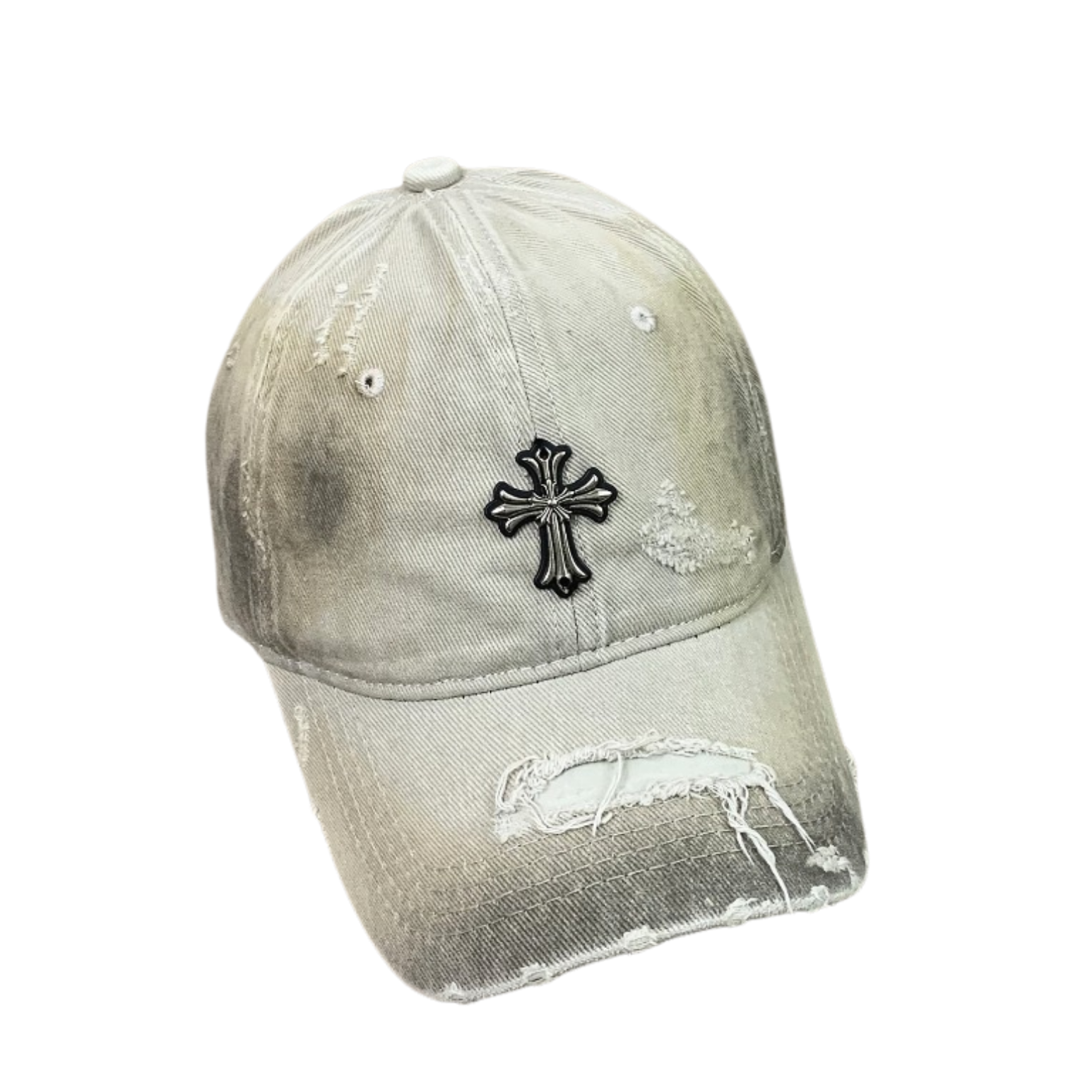 C Heart cap old white