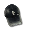 C Heart cap old black