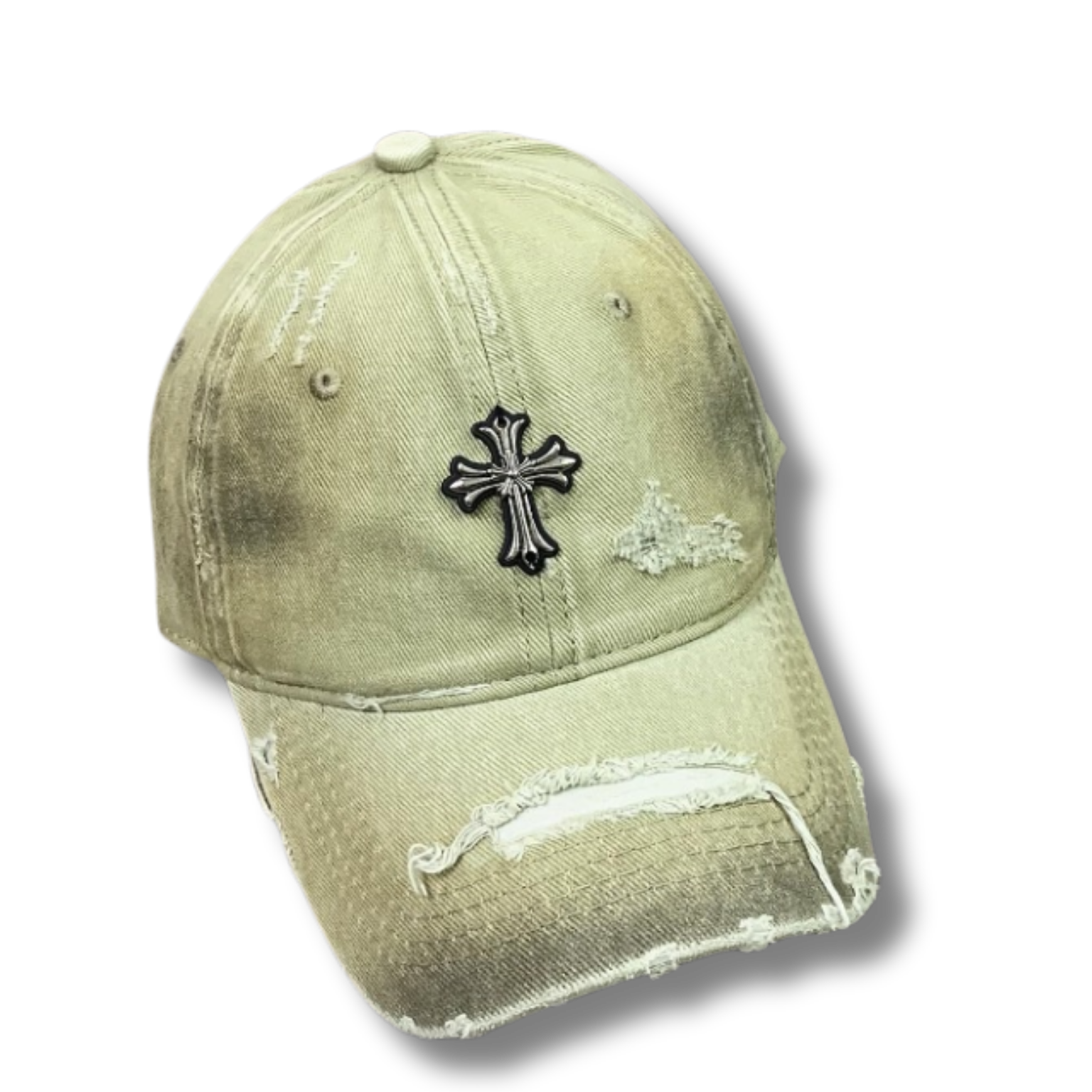 C Heart cap old cream