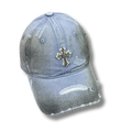 C Heart cap old blue