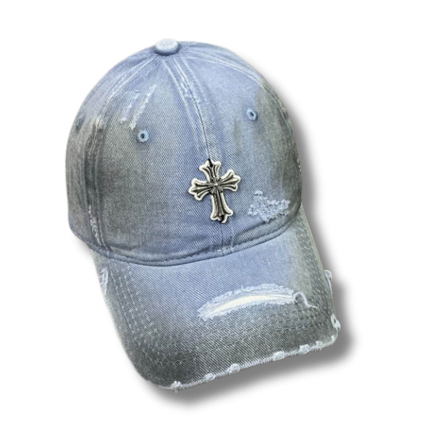 C Heart cap old blue