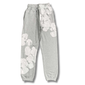 D Tears Pants gray w white