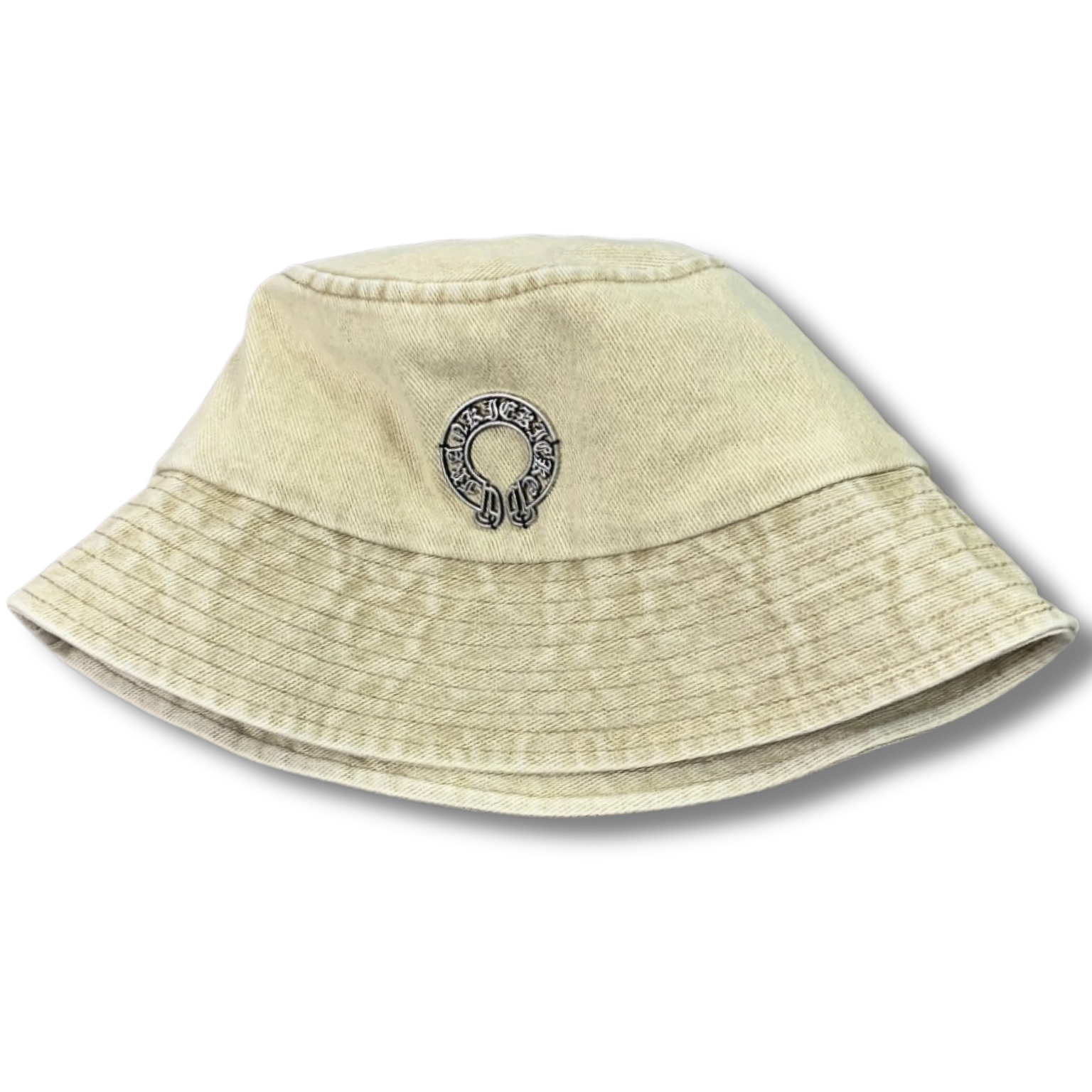 C Heart bucket hat cream