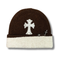 C Heart Beanie brown