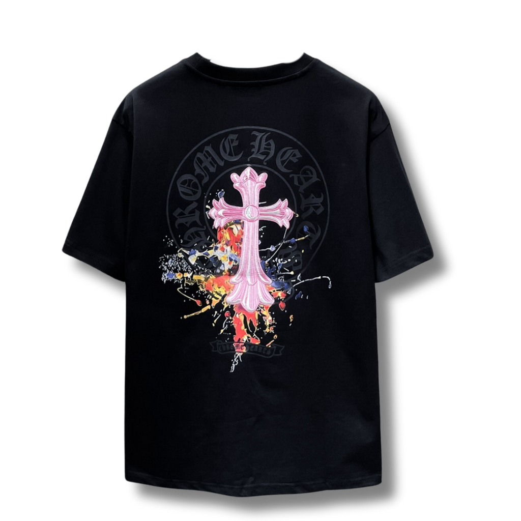 C Hearts T-Shirt explosion black