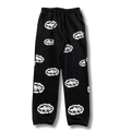 D Tears Pants black w white clouds