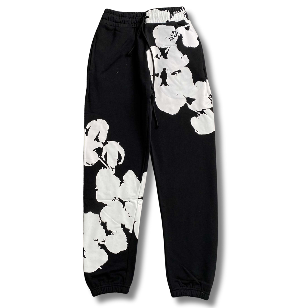 D Tears Pants black w white