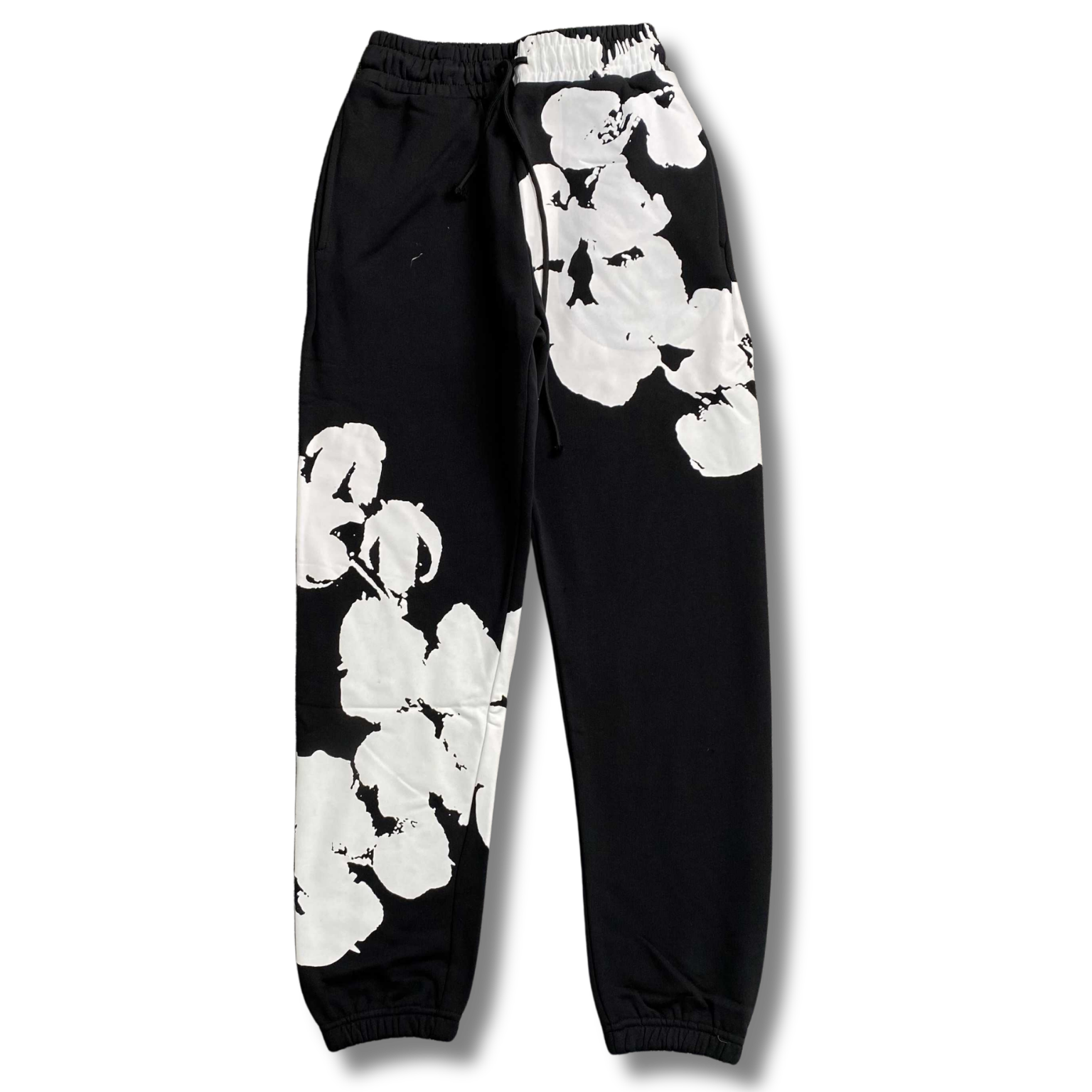 D Tears Pants black w white