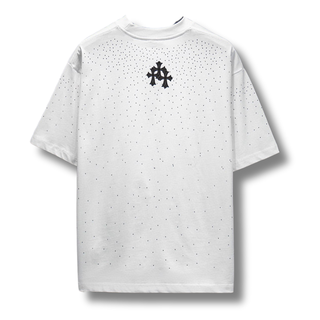 C Hearts T-Shirt dotty white