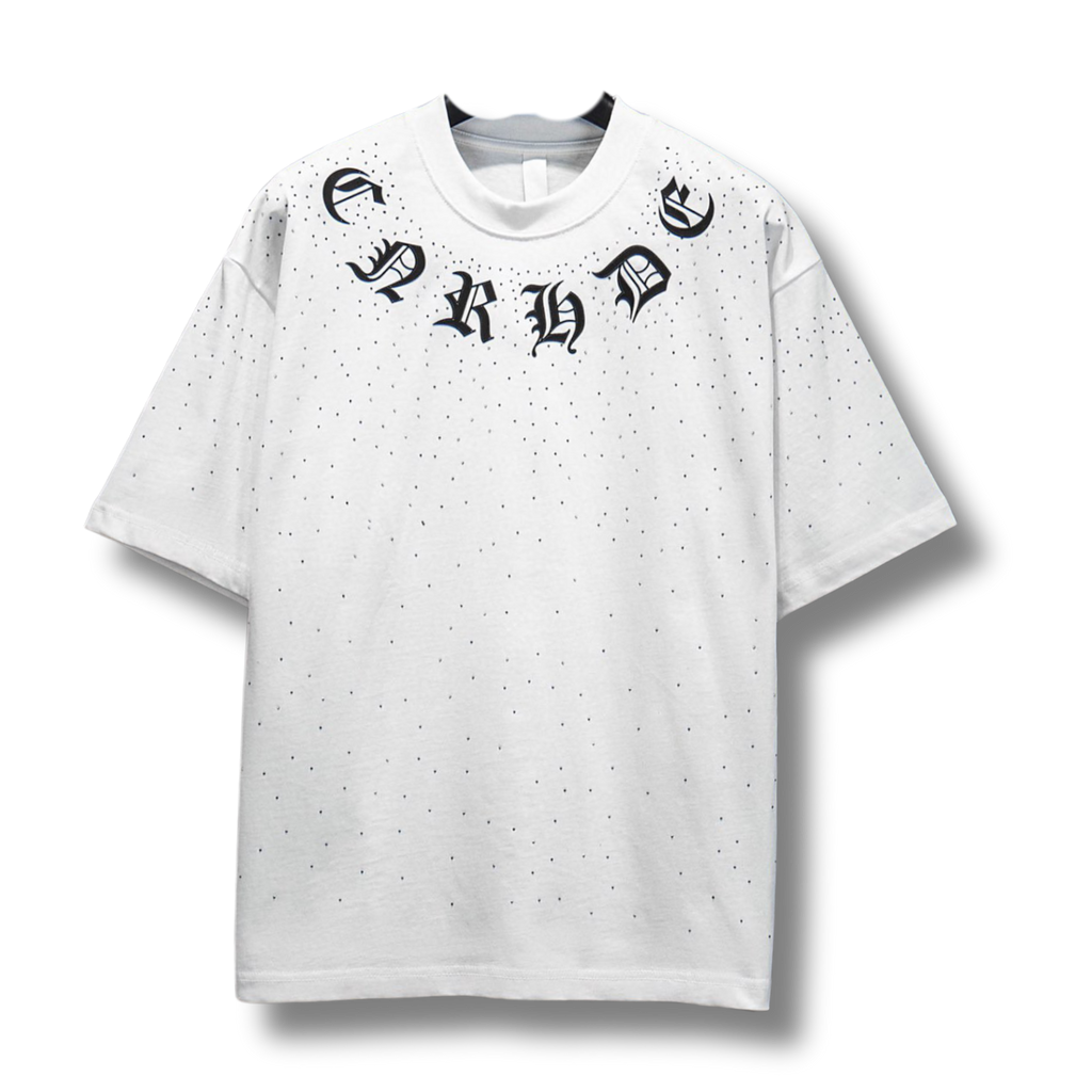 C Hearts T-Shirt dotty white
