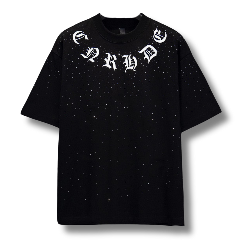C Hearts T-Shirt dotty black