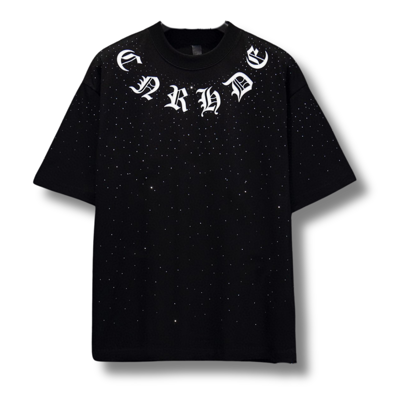 C Hearts T-Shirt dotty black