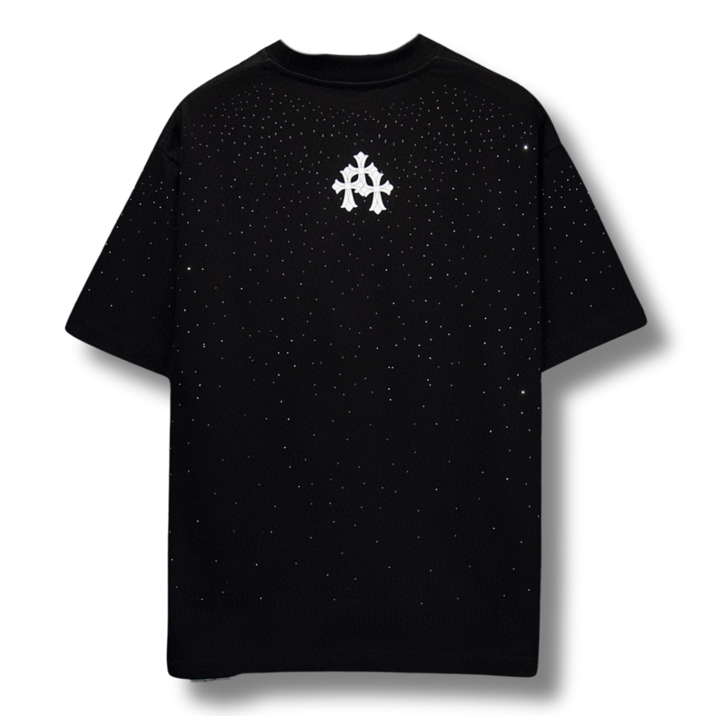 C Hearts T-Shirt dotty black