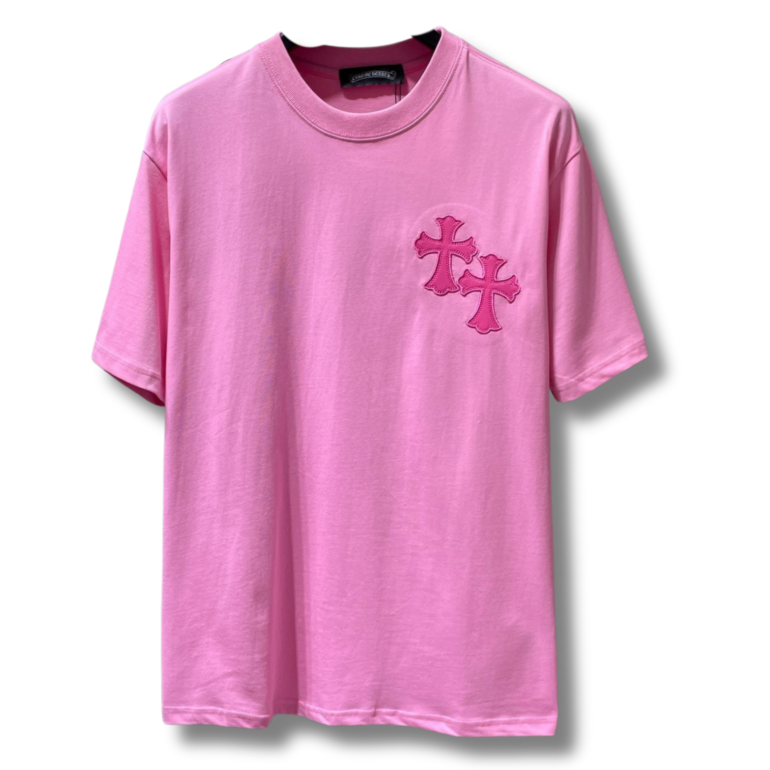 C Hearts T-Shirt pink on pink