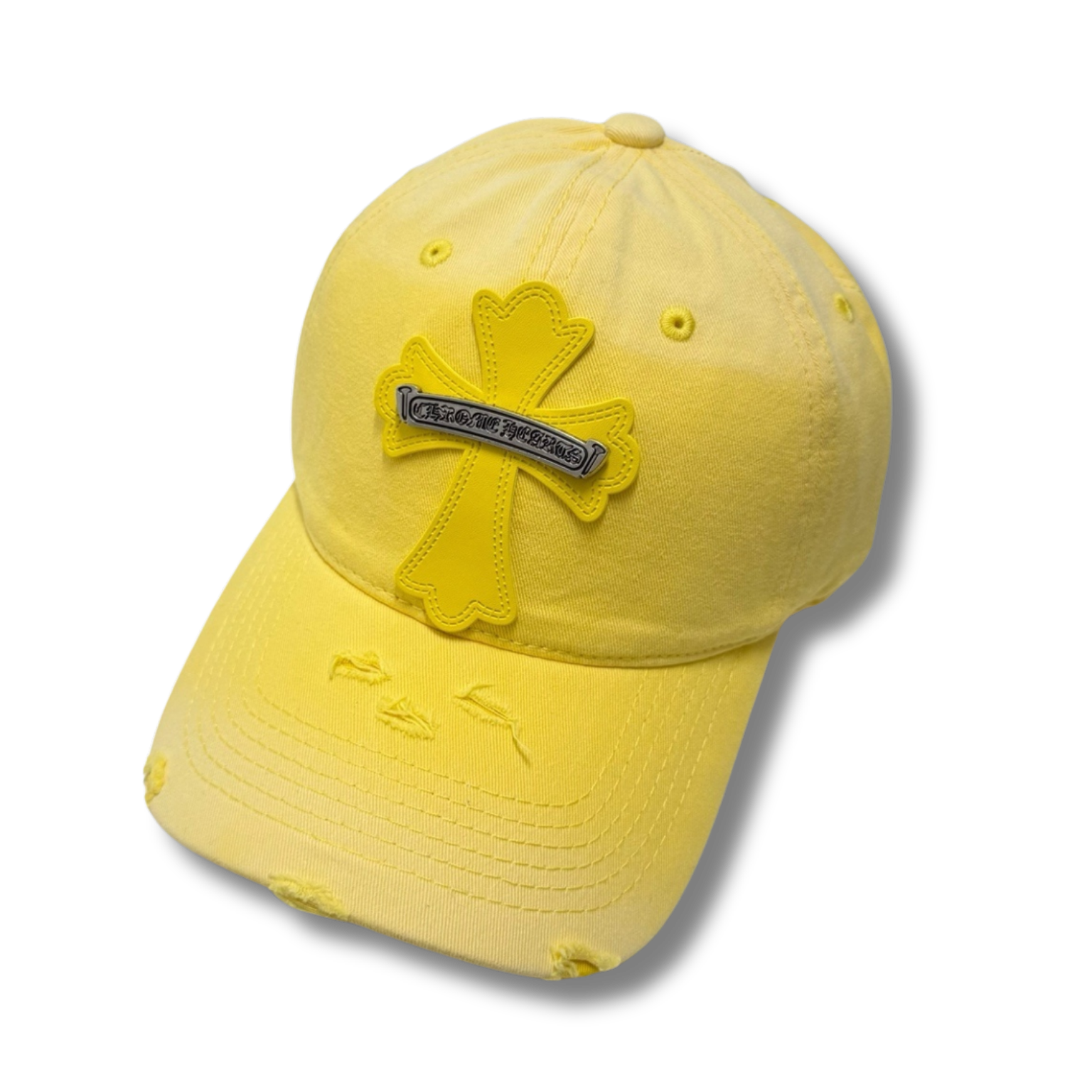 C Heart cap yellow