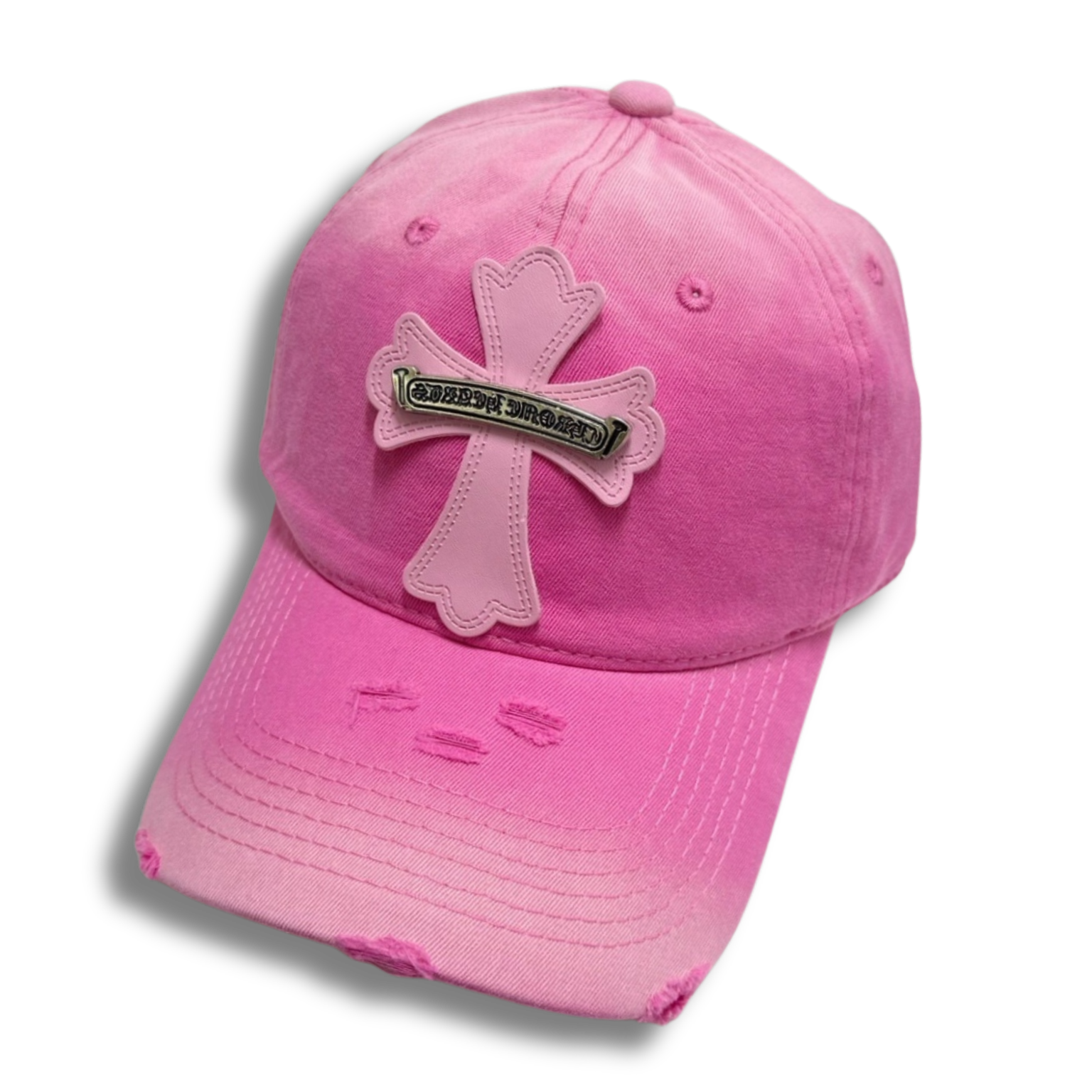 C Heart cap hot pink