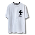 C Hearts T-Shirt big cross white