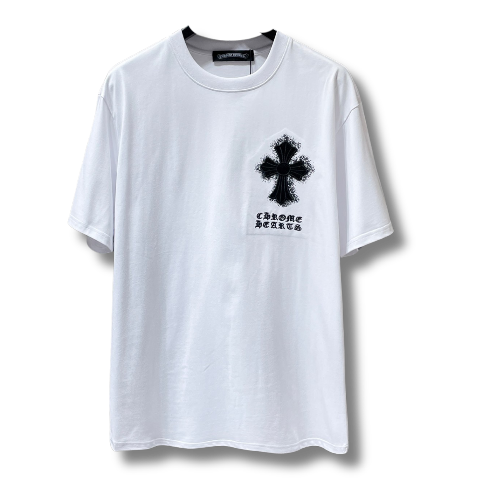 C Hearts T-Shirt big cross white