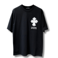 C Hearts T-Shirt big cross black