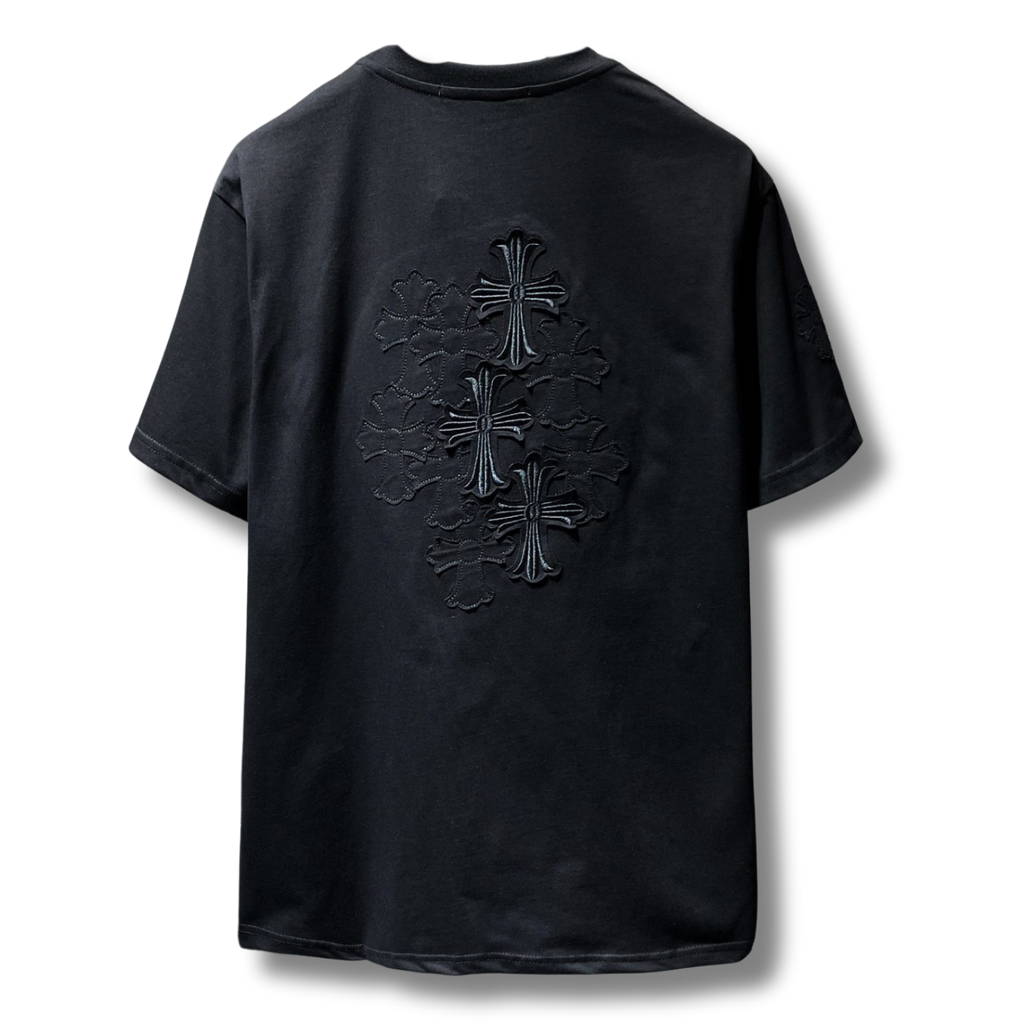 C Hearts T-Shirt black on black
