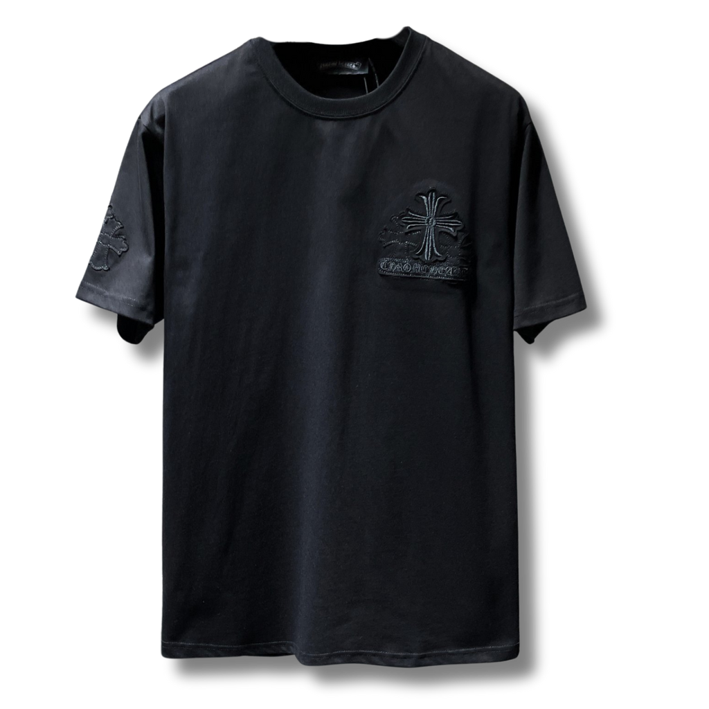 C Hearts T-Shirt black on black