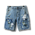 C hearts blue shorts
